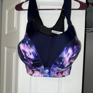 Livi lane Bryant Women's Sports Bra - Navy and Purple